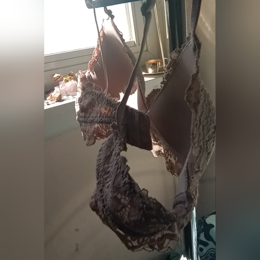 Aerie Lace Bralette in Soft Pink - Picture 3 of 16